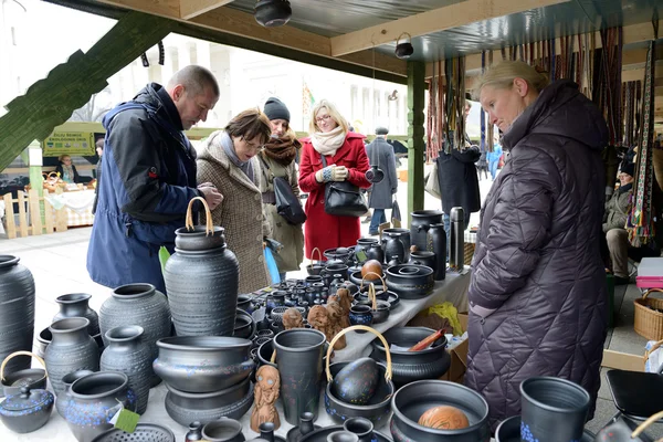 Kaziuko fair on Mar 8, 2014 in Vilnius, Lithuania — Stock Photo, Image