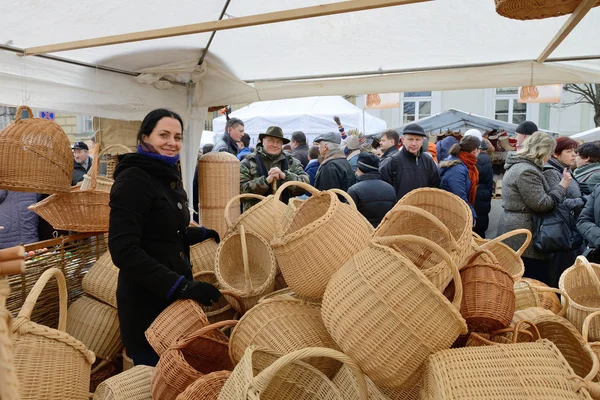 Feria de Kaziuko el 7 de marzo de 2014 en Vilnius, Lituania — Foto de Stock