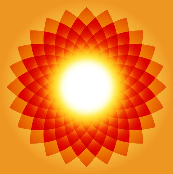 Sonnenbrand-Abstrakt — Stockvektor