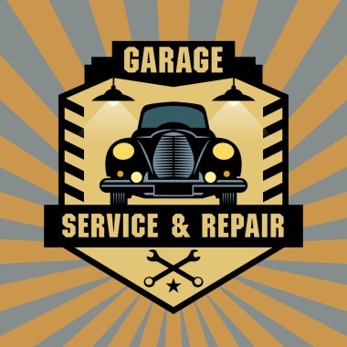 Vintage Garage clipart