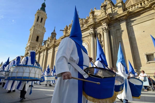 Långfredagen procession, Spanien — Stockfoto