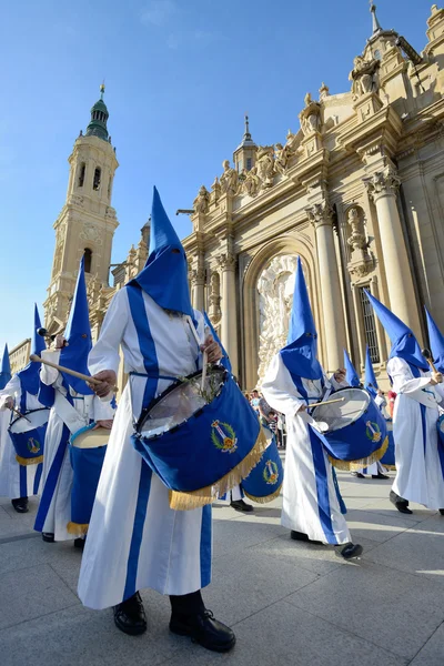 Velkopáteční průvod, Španělsko — Stock fotografie