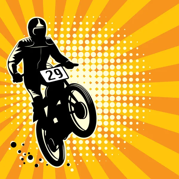 Abstrakt motocross bakgrund — Stock vektor