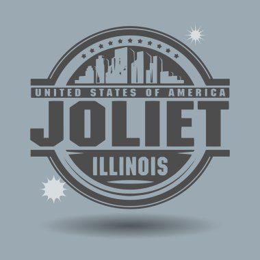 damga veya metin etiketi joliet, Illinois içinde
