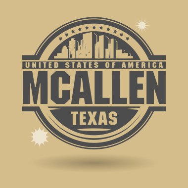 Stamp with McAllen clipart