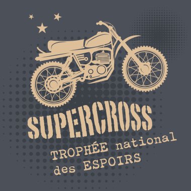 Motocross antika arka plan