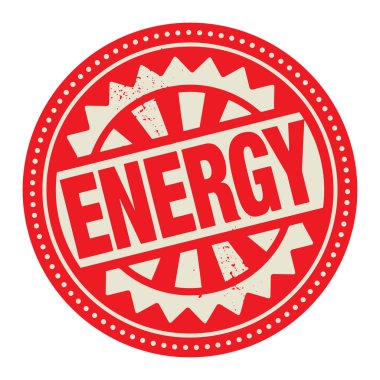 soyut damga veya içinde yazılı metin enerji etiketi