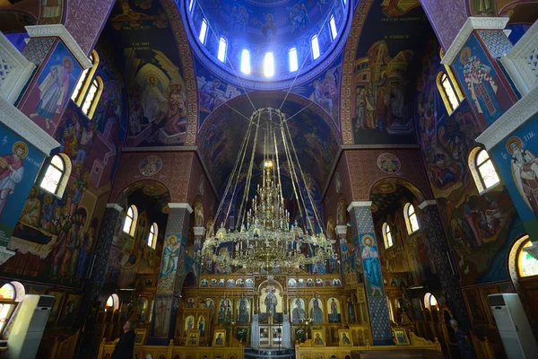 Interior of Greek Orthodox church in Rethymno — Stock Photo, Image