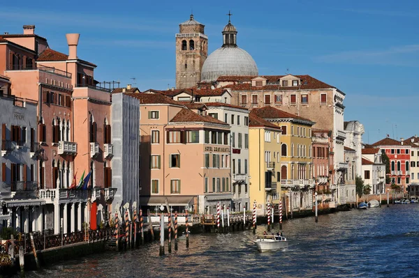 Veneza Itália Novembro 2021 Vista Para Grande Canal Veneza Itália — Fotografia de Stock