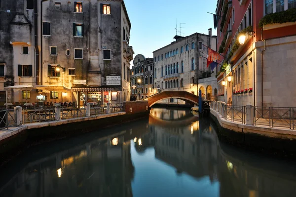Veneza Itália Novembro 2021 Arquitetura Cidade Velha Vista Para Pequeno — Fotografia de Stock