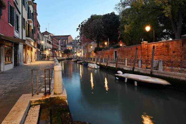 Veneza Itália Novembro 2021 Arquitetura Cidade Velha Vista Para Pequeno — Fotografia de Stock