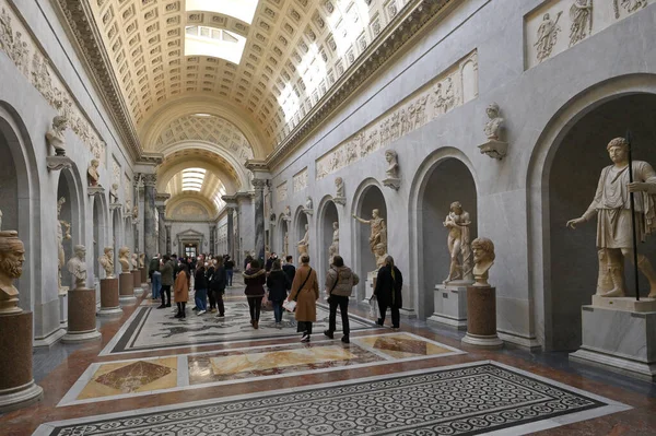 Vatican City Rome February 2022 Interior Vatican Museum Rome Italy — Stock Photo, Image