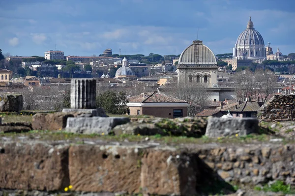 Roma Italia Febrero 2022 Panorama Del Casco Antiguo Roma Italia — Foto de Stock