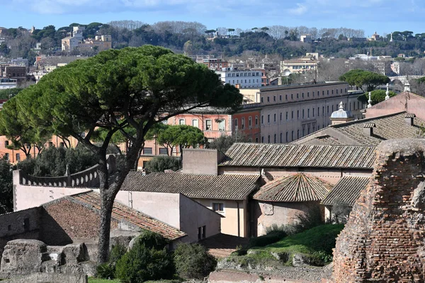 Roma Itália Fevereiro 2022 Panorama Cidade Velha Roma Itália — Fotografia de Stock