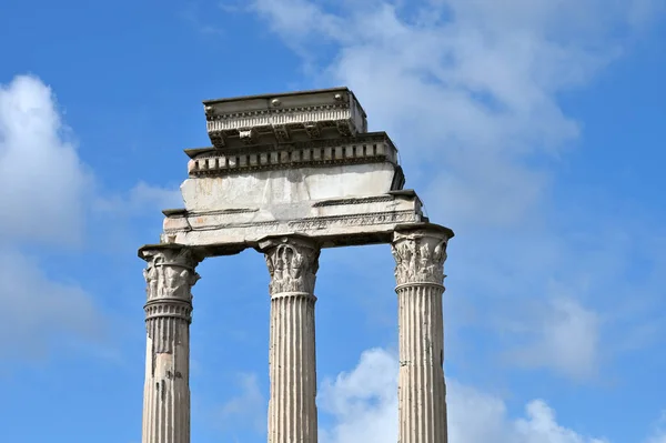 Rovine Dell Antico Foro Romano Sul Colle Palatino Roma — Foto Stock