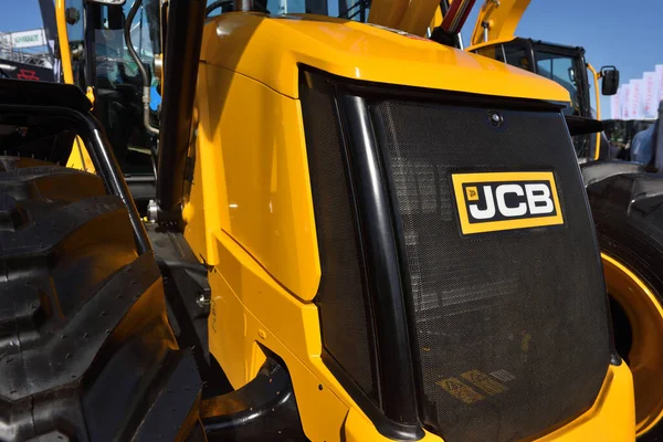 Kaunas Litouwen Maart 2022 Close Van Jcb 4Cx Tractorvoertuig International — Stockfoto