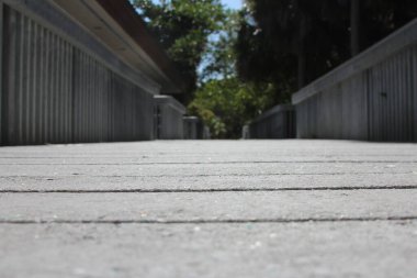 Low angle pathway in the day
