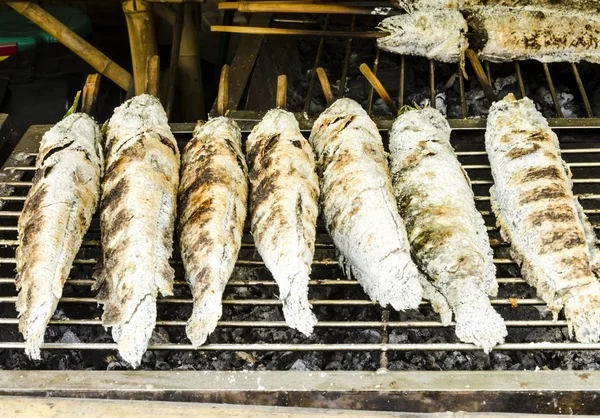 Fresh fish grilled — Stock Photo, Image