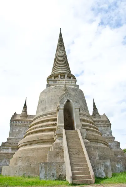 Pagode au temple Ayutthaya — Photo