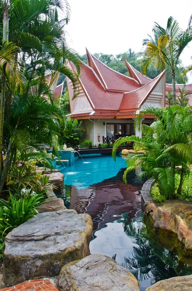 Resort tropicale Fotografia Stock