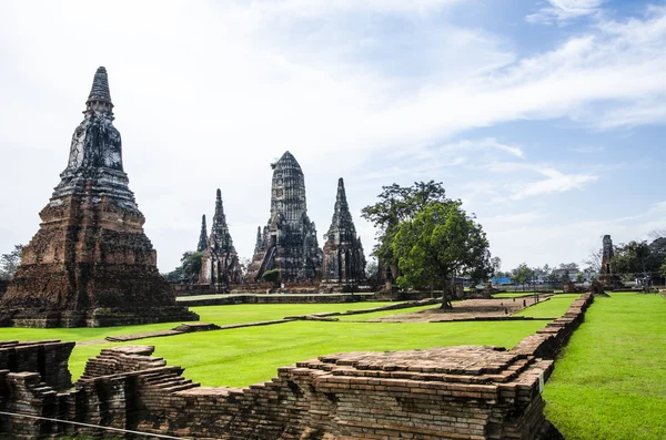 Wat chai wattanaram, thailand, ayutthaya. — Stockfoto