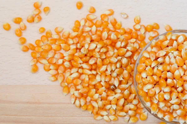 Corn kernels in a pile — Stock Photo, Image