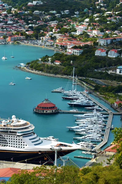 St. Thomas Yacht Harbor — Stock Photo, Image