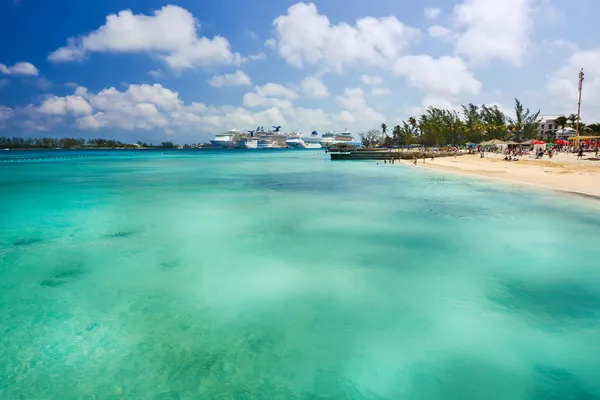 Nassau bahamas privater strand — Stockfoto