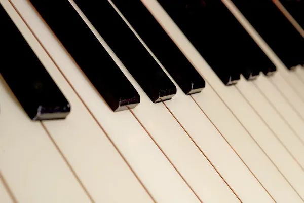 Jazz pianotangenter — Stockfoto