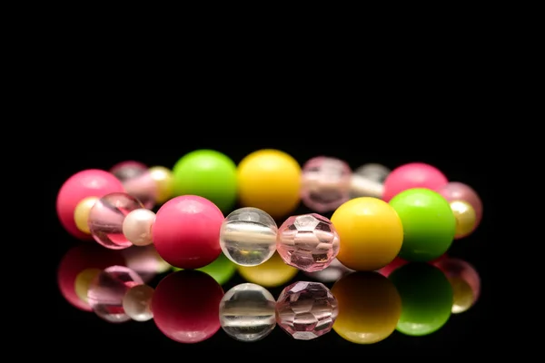 Bracelet perlé coloré — Photo