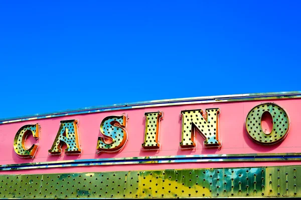 Sinal do casino — Fotografia de Stock