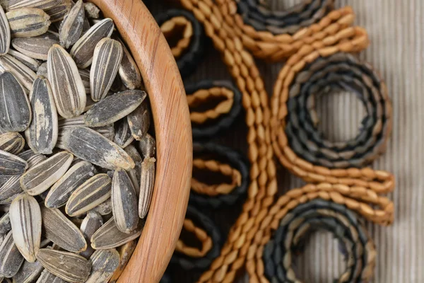 Seeds of sunflower — Stock Photo, Image