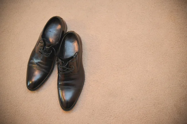 Eleganti scarpe nere — Foto Stock