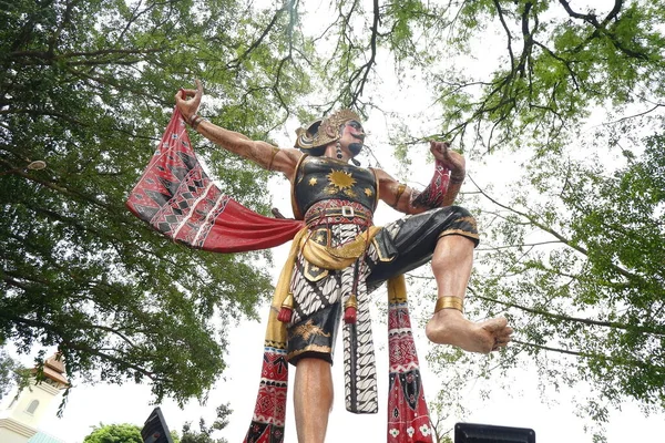 Photo Gatotkaca Statue Javanese Hindu Cultural Puppet Knight Figure Mahabharata — Stock Photo, Image