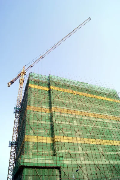 Het gebouw is in aanbouw — Stockfoto