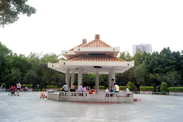 Shenzhen porcelæn: park fritid pavillon - Stock-foto