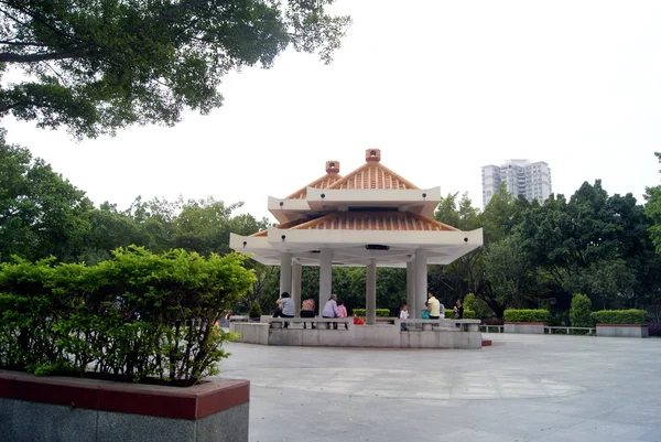 Shenzhen Čína: pavilon rekreační park — Stock fotografie