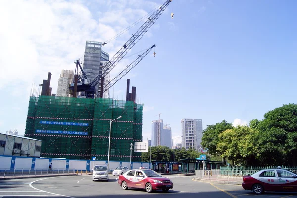 Stadtverkehr, in Shenzhen, China — Stockfoto