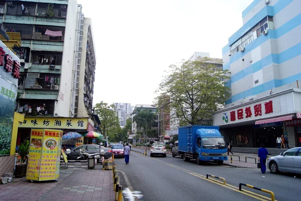 Tráfico urbano, en Shenzhen, China — Foto de Stock