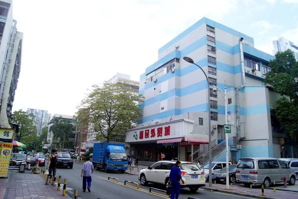 Tráfego urbano, em Shenzhen, China — Fotografia de Stock