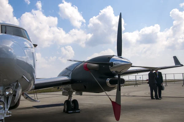 Propeller-drivande flygplan — Stockfoto