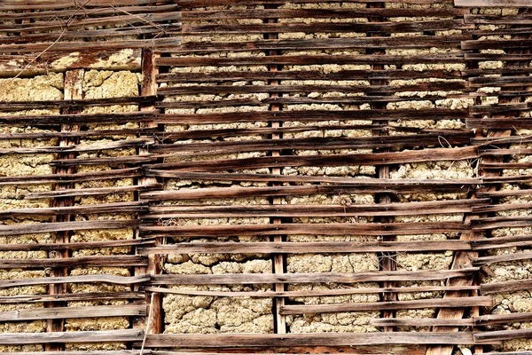 Tradicional pared de ladrillo viejo — Foto de Stock