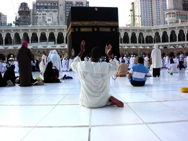 Makkah kaaba hajj muslimer — Stockfoto