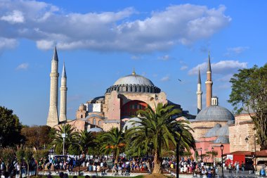 Ayasofya manzarasına sophia İstanbul, Türkiye