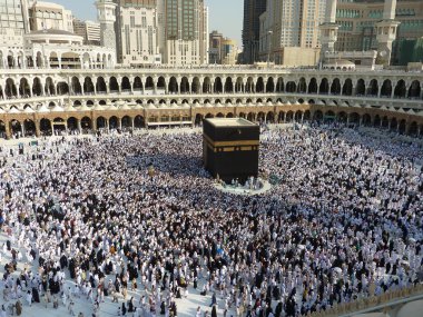 Makkah Kaaba Hajj Muslims clipart