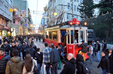 turistler, istiklal Caddesi, clo tarafından en çok ziyaret edilen yerlerin