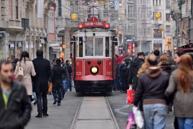 turistler, istiklal Caddesi, clo tarafından en çok ziyaret edilen yerlerin