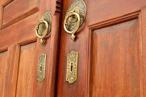 Old historic wooden door — Stock Photo, Image