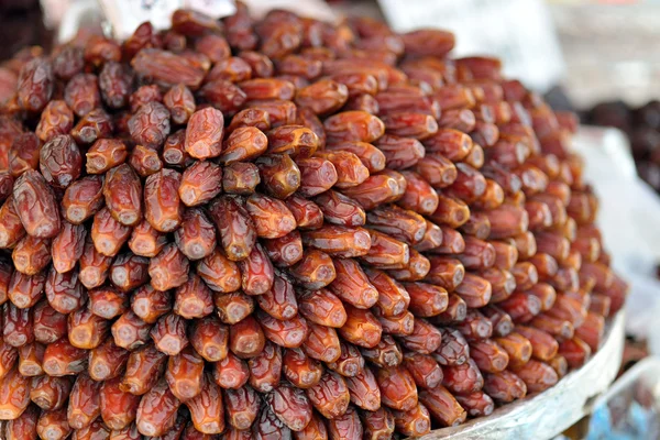 Frutos de palma consumidos no mês dos muçulmanos do Ramadã — Fotografia de Stock