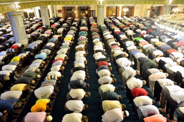 Tarawih dualar Müslümanlar